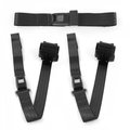 Geared2Golf Standard 2 Point Black Retractable Bench Seat Belt Kit for 1967-1979 Ford Truck - 3 Belts GE1347155